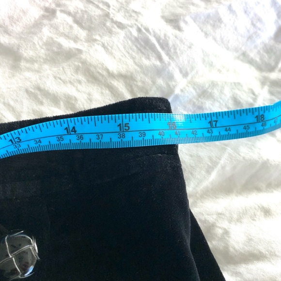 NWOT Banana Republic Black Mini Skirt with Button Accents - Picture 4 of 5